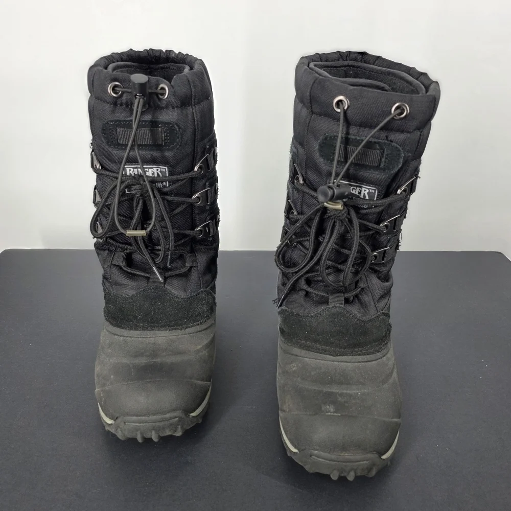 Ranger Men's Size 6 Winter Boots Black Tundra II Waterproof Insulated Snow